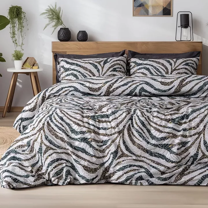 Beauty Home Σετ πάπλωμα υπέρδιπλο Eris Art 12258 220x240 Πράσινο