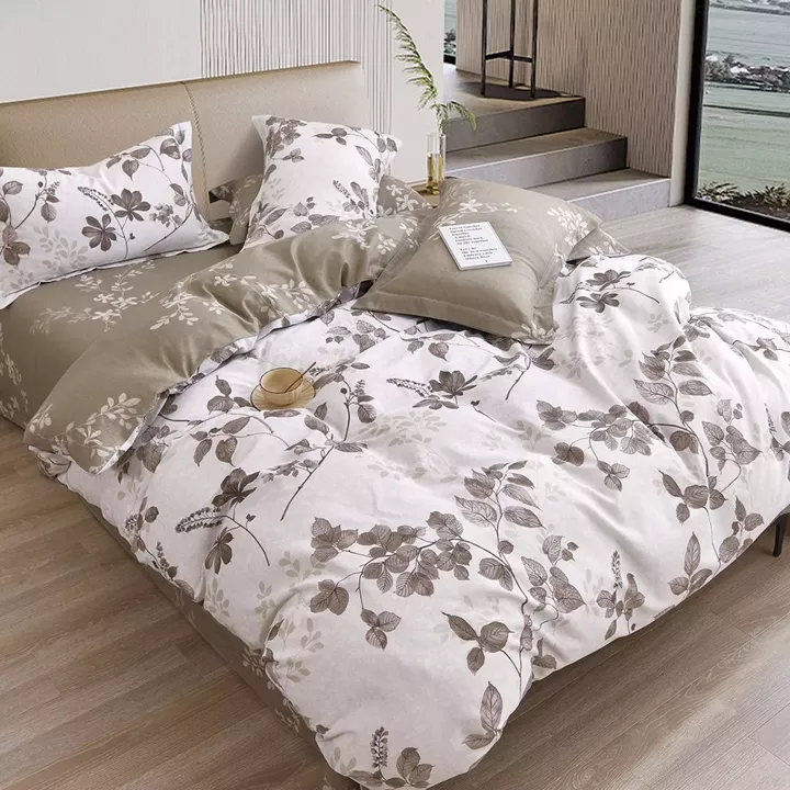 Beauty Home Σετ σεντόνια υπέρδιπλα Art 12275 Alcestis 230x260 Μόκα