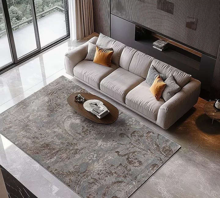 Beauty Home Διάδρομος με το μέτρο Zenia Art 9441 67cm Μπεζ,Γκρι