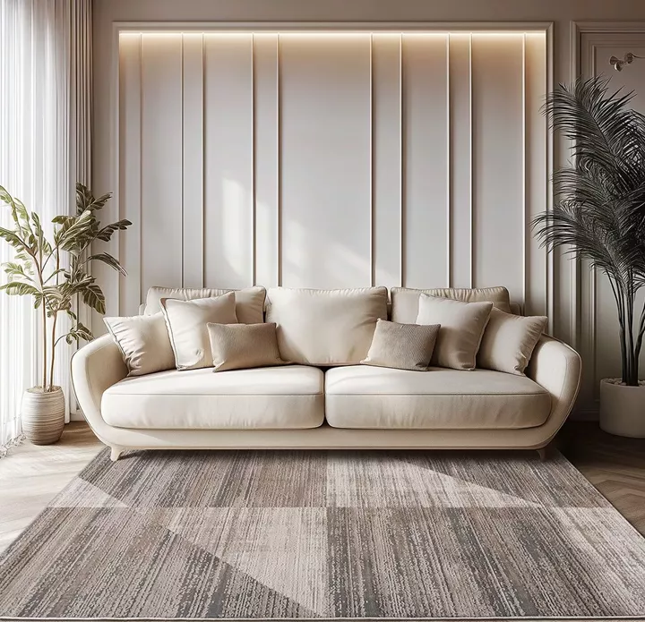 Beauty Home Χαλί Serena Art 9833 160x230 Μπεζ,Γκρι