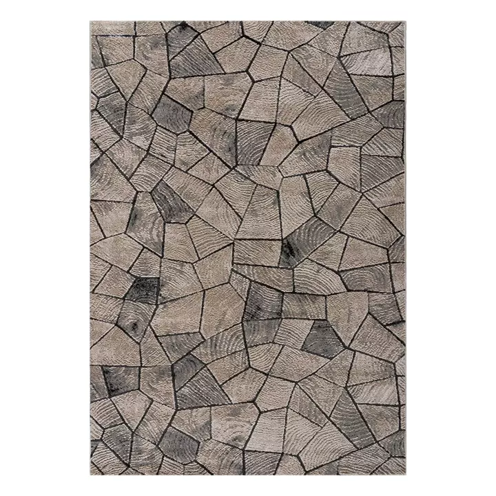 Beauty Home Χαλί Serena Art 9837 160x230 Μπεζ,Γκρι