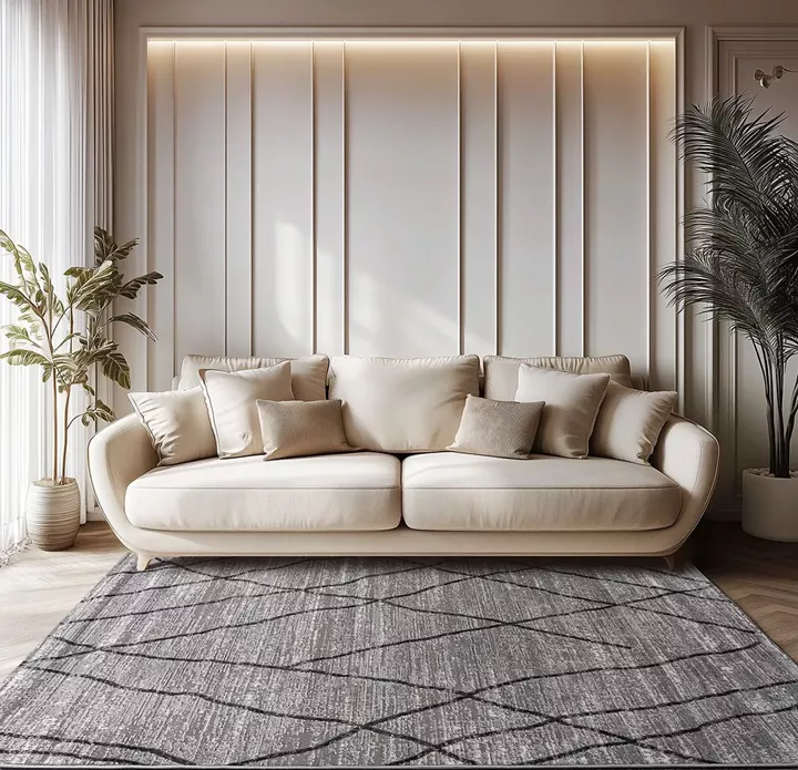 Beauty Home Διάδρομος με το μέτρο Serena Art 9840 67cm Γκρι