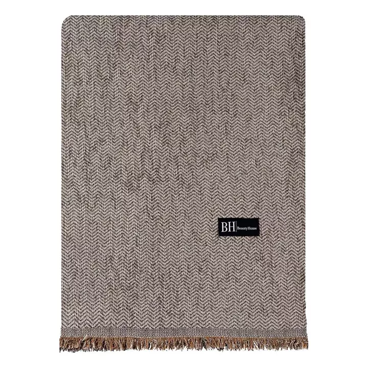 Beauty Home Ριχτάρι Τριθέσιο Art 8645 170x290 Μπεζ