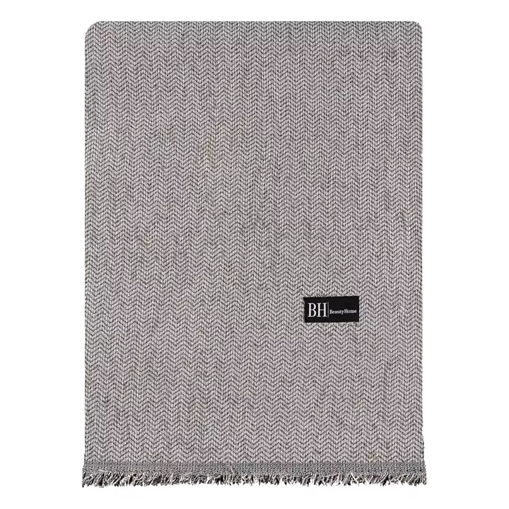 Beauty Home Ριχτάρι Τετραθέσιο Art 8646 170x350 Γκρι