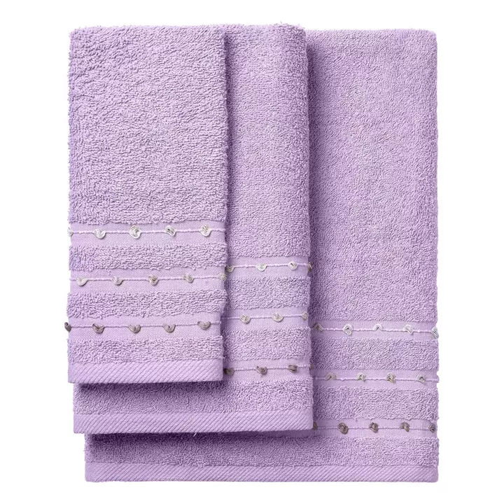 Beauty Home Σετ πετσέτες Art 3461 Σετ 3τμχ Λιλά