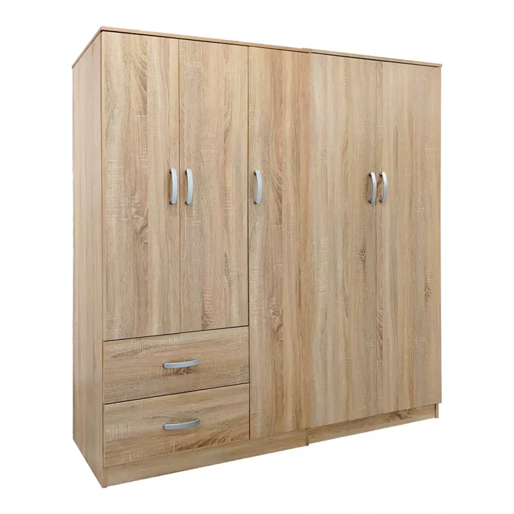 LegoI  pakoworld five-door wardrobe sonoma 170x42x180cm