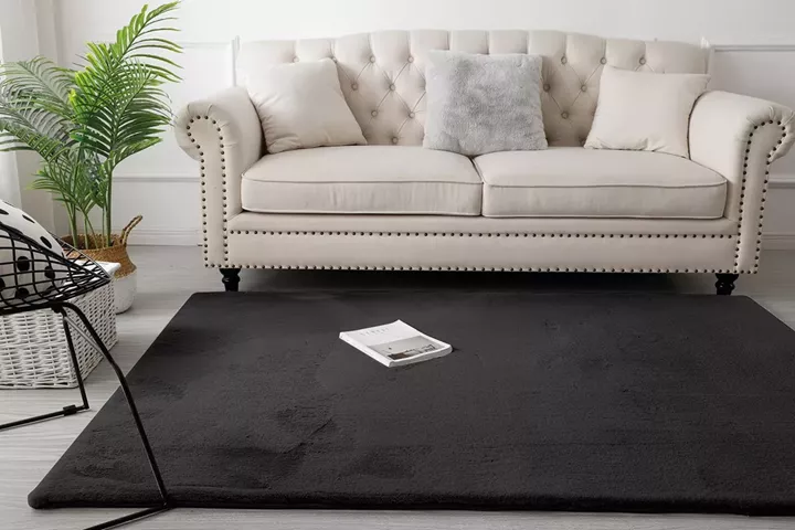 Beauty Home Πατάκι Rabbit Art 9644 67x140 Μαύρο