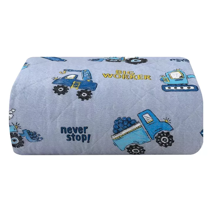 Beauty Home Kουβερλί μονό Tracker Art 6217 160x240 Γκρι