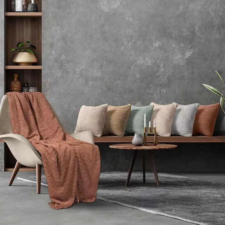 Beauty Home Μαξιλαροθήκη διακοσμητική Lamb Art 8570 42x42 Ροζ