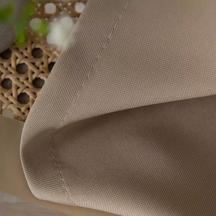 Beauty Home Κουρτίνα μεσαίας σκίασης με 8 μεταλλικούς κρίκους Effect Art 8443 140x270 Μπεζ