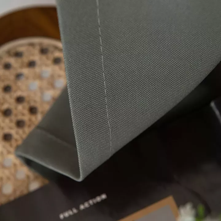 Beauty Home Κουρτίνα μεσαίας σκίασης με 8 μεταλλικούς κρίκους Effect Art 8443 140x270 Ανθρακί