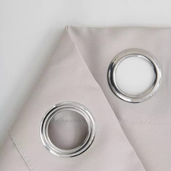 Beauty Home Κουρτίνα μεσαίας σκίασης με 8 μεταλλικούς κρίκους Effect Art 8443 140x270 Εκρού