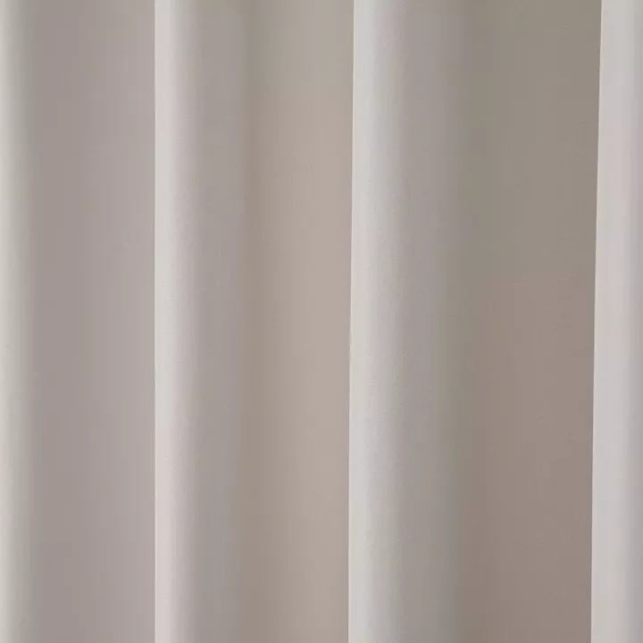 Beauty Home Κουρτίνα μεσαίας σκίασης με 8 μεταλλικούς κρίκους Effect Art 8443 140x270 Εκρού