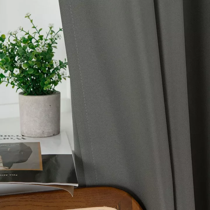 Beauty Home Ύφασμα κουρτίνας με το μέτρο μεσαίας σκίασης Effect Art 8443 Φ320 Ανθρακί