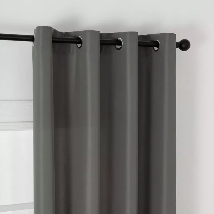 Beauty Home Ύφασμα κουρτίνας με το μέτρο μεσαίας σκίασης Effect Art 8443 Φ320 Ανθρακί