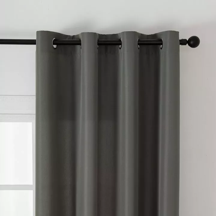 Beauty Home Ύφασμα κουρτίνας με το μέτρο μεσαίας σκίασης Effect Art 8443 Φ320 Ανθρακί