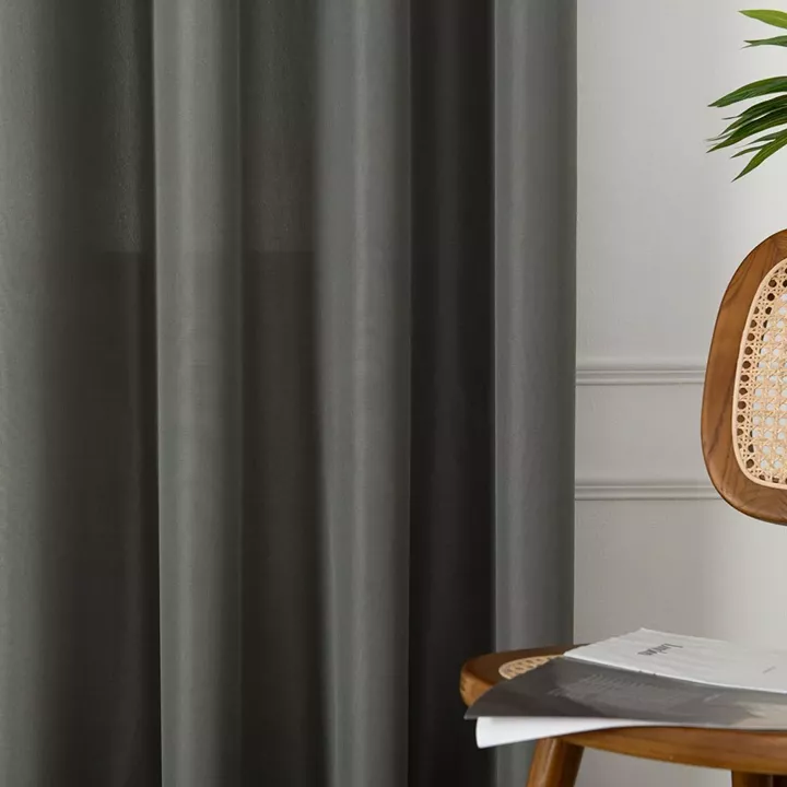 Beauty Home Ύφασμα κουρτίνας με το μέτρο μεσαίας σκίασης Effect Art 8443 Φ320 Ανθρακί