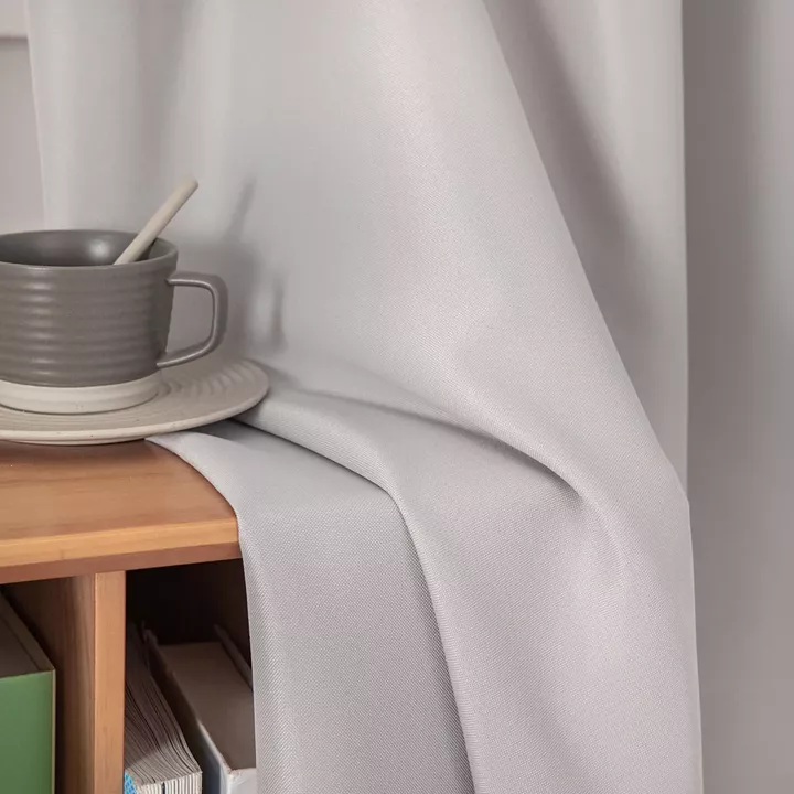 Beauty Home Ύφασμα κουρτίνας με το μέτρο μεσαίας σκίασης Effect Art 8443 Φ320 Ασημί