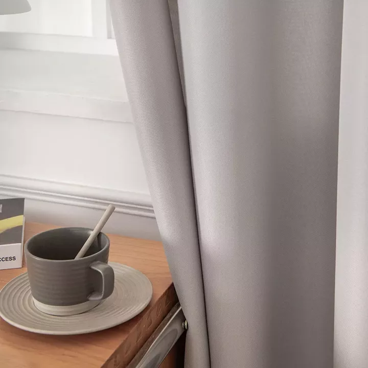 Beauty Home Ύφασμα κουρτίνας με το μέτρο μεσαίας σκίασης Effect Art 8443 Φ320 Ασημί