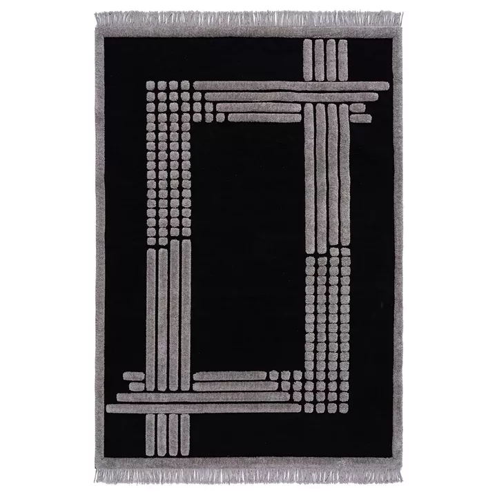 Beauty Home Χαλί Noir Art 9437 133x190 Black Μαύρο