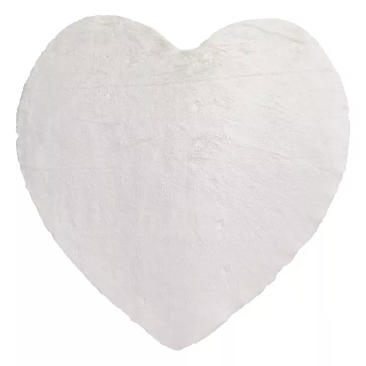 Beauty Home Πατάκι Rabbit Art 9640 Καρδιά 100x100 Λευκό