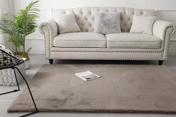 Beauty Home Πατάκι Rabbit Art 9642 67x210 Μόκα