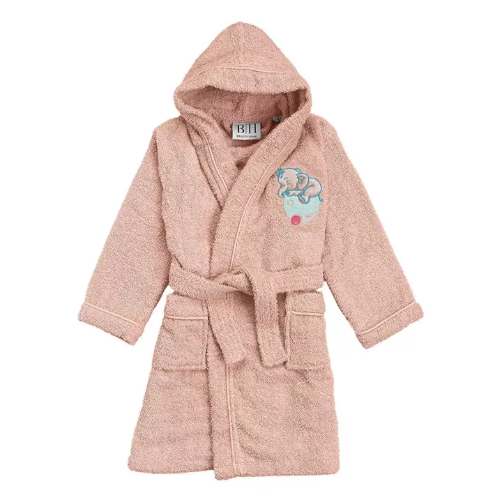 Beauty Home Μπουρνούζι βρεφικό-παιδικό Art 5421 2-3 ετών Ροζ
