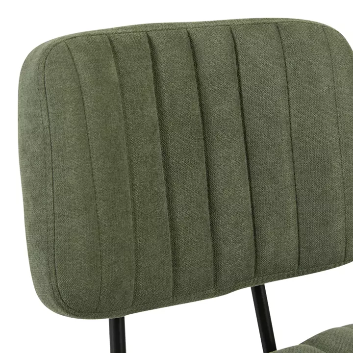 Office chair Warra pakoworld fabric in olive green shade 50x52x76-86cm