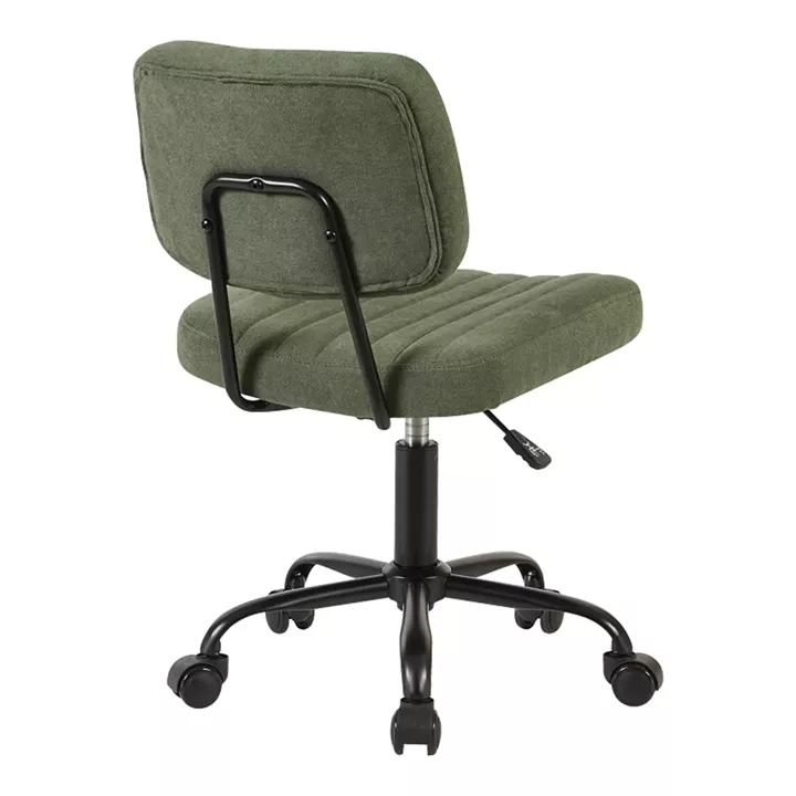 Office chair Warra pakoworld fabric in olive green shade 50x52x76-86cm