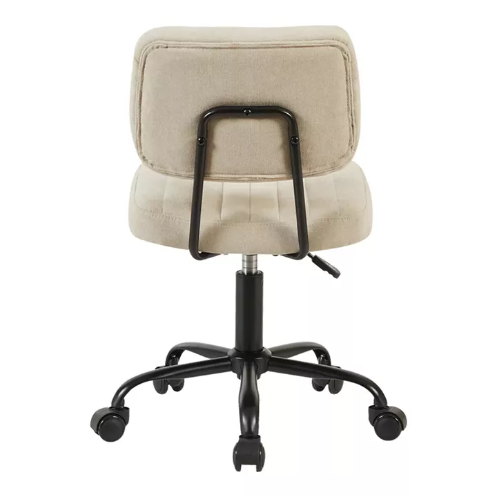 Office chair Warra pakoworld fabric in beige shade 50x52x76-86cm
