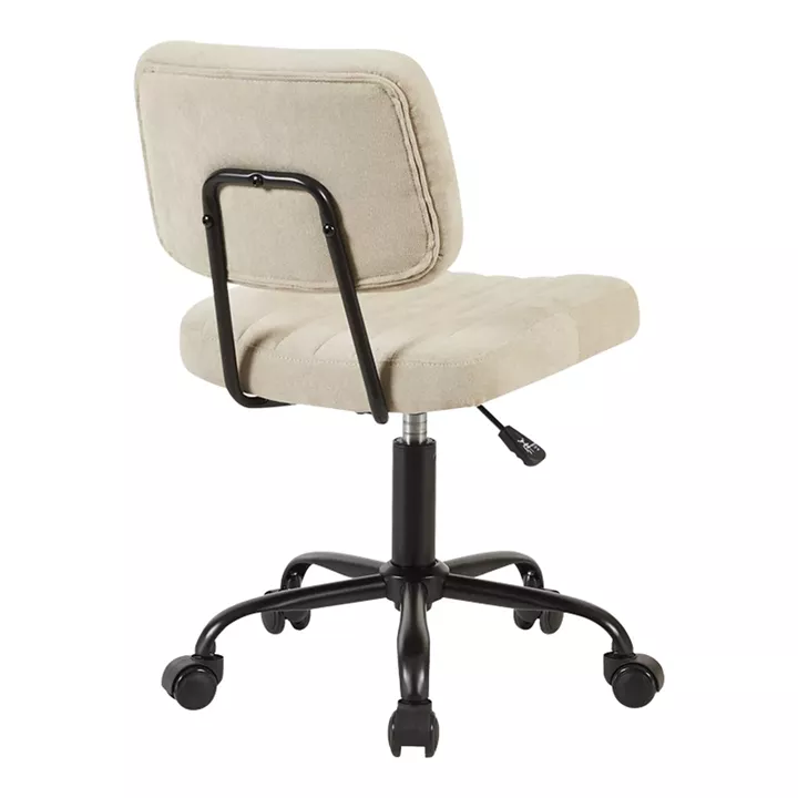 Office chair Warra pakoworld fabric in beige shade 50x52x76-86cm