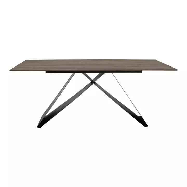 Kitcen table Sabrina pakoworld sintered stone walnut-black 180x90 x75cm