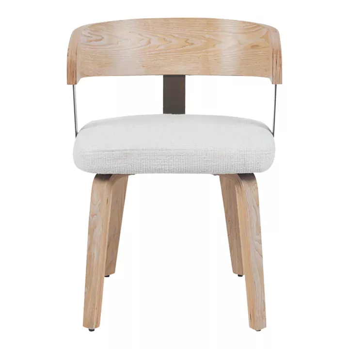 Πολυθρόνα Anesy pakoworld μέταλλο-ξύλο με ύφασμα σε μπεζ απόχρωση 53.5x51x72εκ