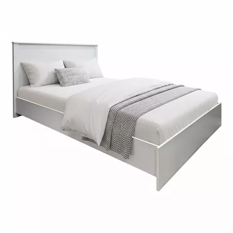 Athos pakoworld bed in white shade 140x200 cm