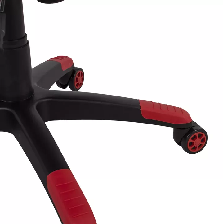 Office Gaming chair HM1072.01 Black-Red color 64,5x70x(123-130) cm