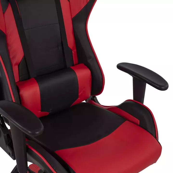 Office Gaming chair HM1072.01 Black-Red color 64,5x70x(123-130) cm
