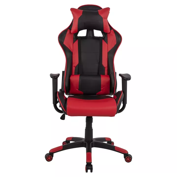 Office Gaming chair HM1072.01 Black-Red color 64,5x70x(123-130) cm