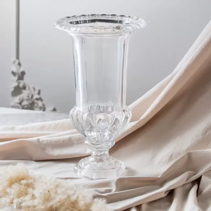 Artekko Urn Διάφανο Γυάλινο Διακοσμητικό Βάζο (21x21x37.5)cm