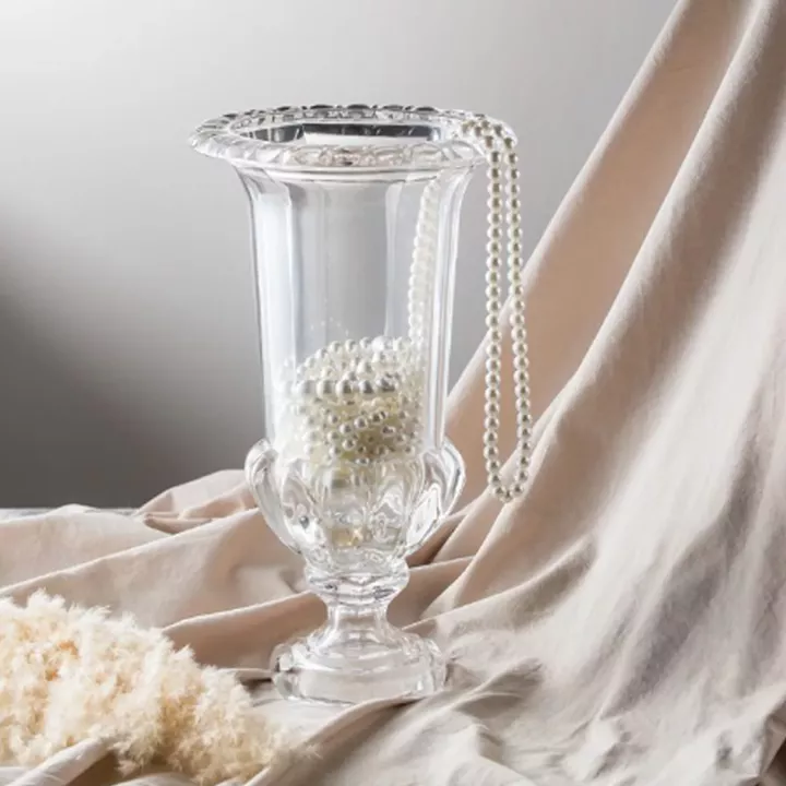 Artekko Urn Διάφανο Γυάλινο Διακοσμητικό Βάζο (21x21x37.5)cm