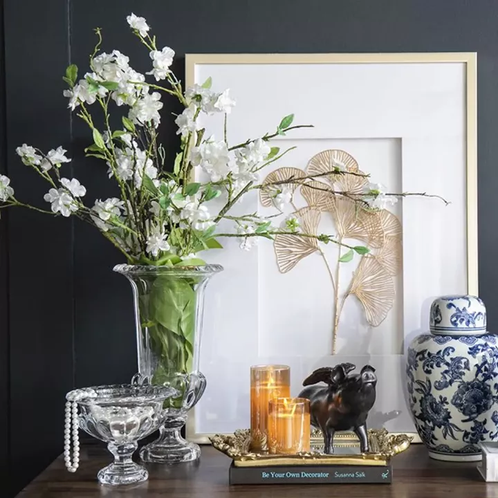 Artekko Urn Διάφανο Γυάλινο Διακοσμητικό Βάζο (21x21x37.5)cm