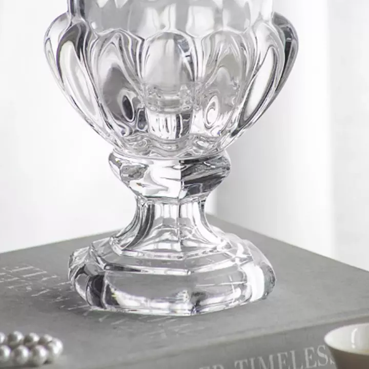 Artekko Urn Διάφανο Γυάλινο Διακοσμητικό Βάζο (21x21x37.5)cm