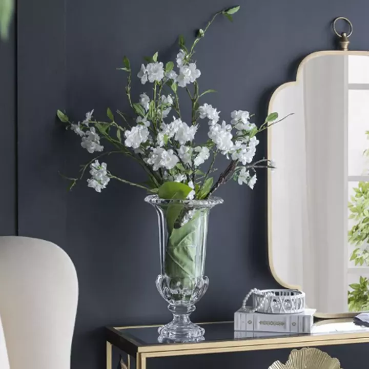 Artekko Urn Διάφανο Γυάλινο Διακοσμητικό Βάζο (21x21x37.5)cm