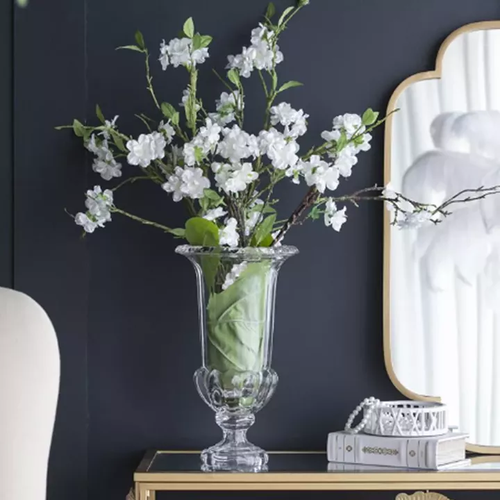 Artekko Urn Διάφανο Γυάλινο Διακοσμητικό Βάζο (21x21x37.5)cm