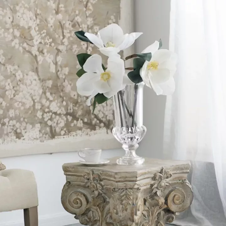 Artekko Urn Διάφανο Γυάλινο Διακοσμητικό Βάζο (21x21x37.5)cm