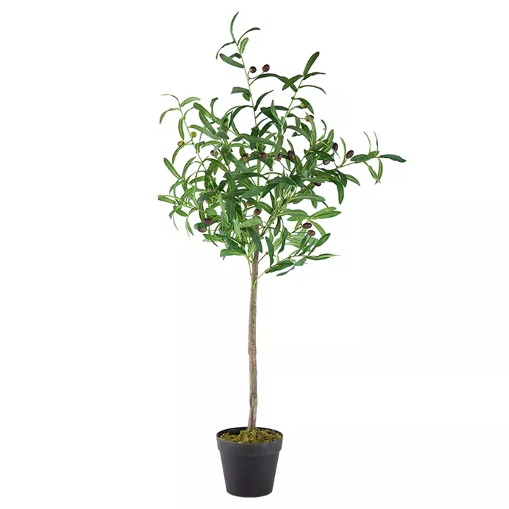 Artekko Olive Πλαστική Τεχνητή Ελιά σε Μαύρη Γλάστρα (44x40x108)cm