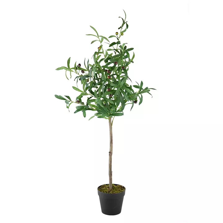 Artekko Olive Πλαστική Τεχνητή Ελιά σε Μαύρη Γλάστρα (44x40x108)cm