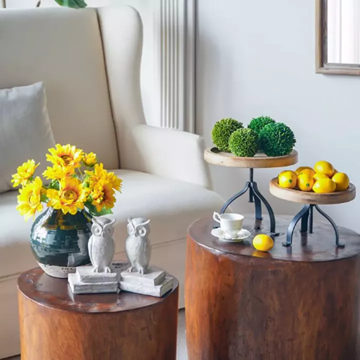 Artekko Owl Bookends Βιβλιοστάτες Ρητίνης με Κουκουβάγιες σε Λευκή Πατίνα (12x10x18)cm 2pcs