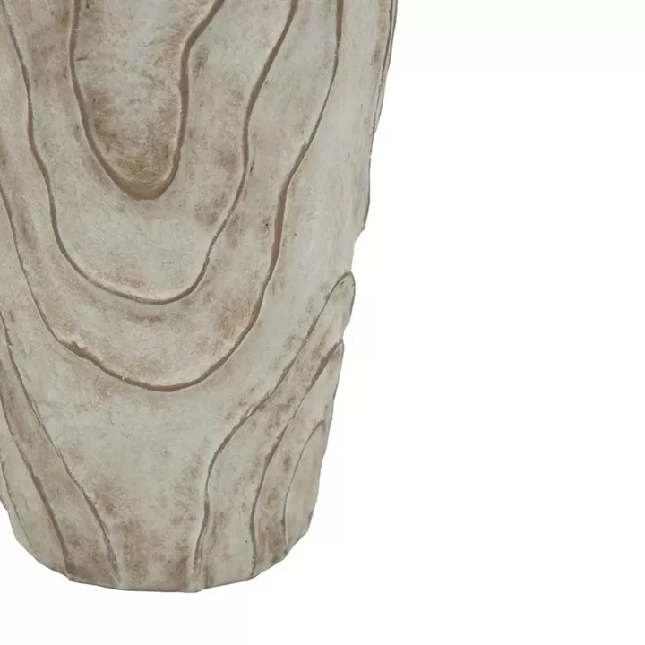 Artekko Cement Μπεζ Τσιμεντένιο Βάζο (18.5x18.5x29.5)cm