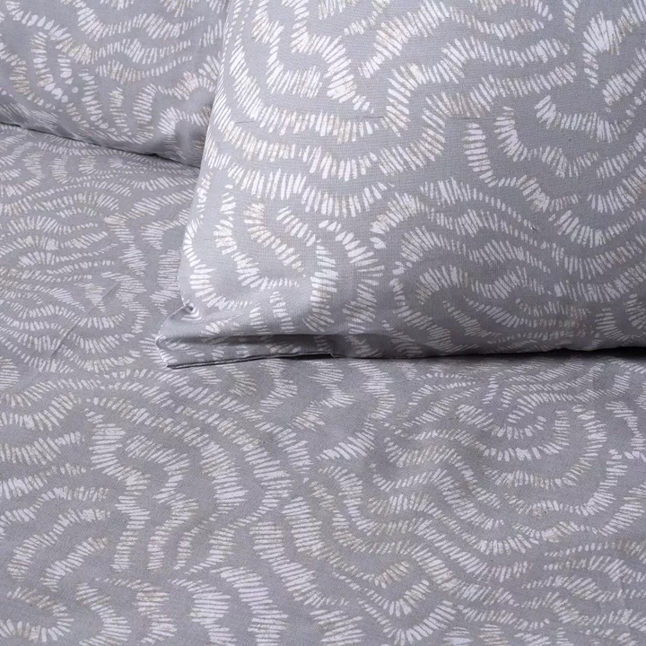 Beauty Home Σετ σεντόνια υπέρδιπλα με λάστιχο Evie Art 12261 170x200+30 Γκρι