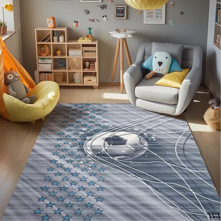 Beauty Home Χαλί παιδικό Fun Art 9590 135x180 Γκρι